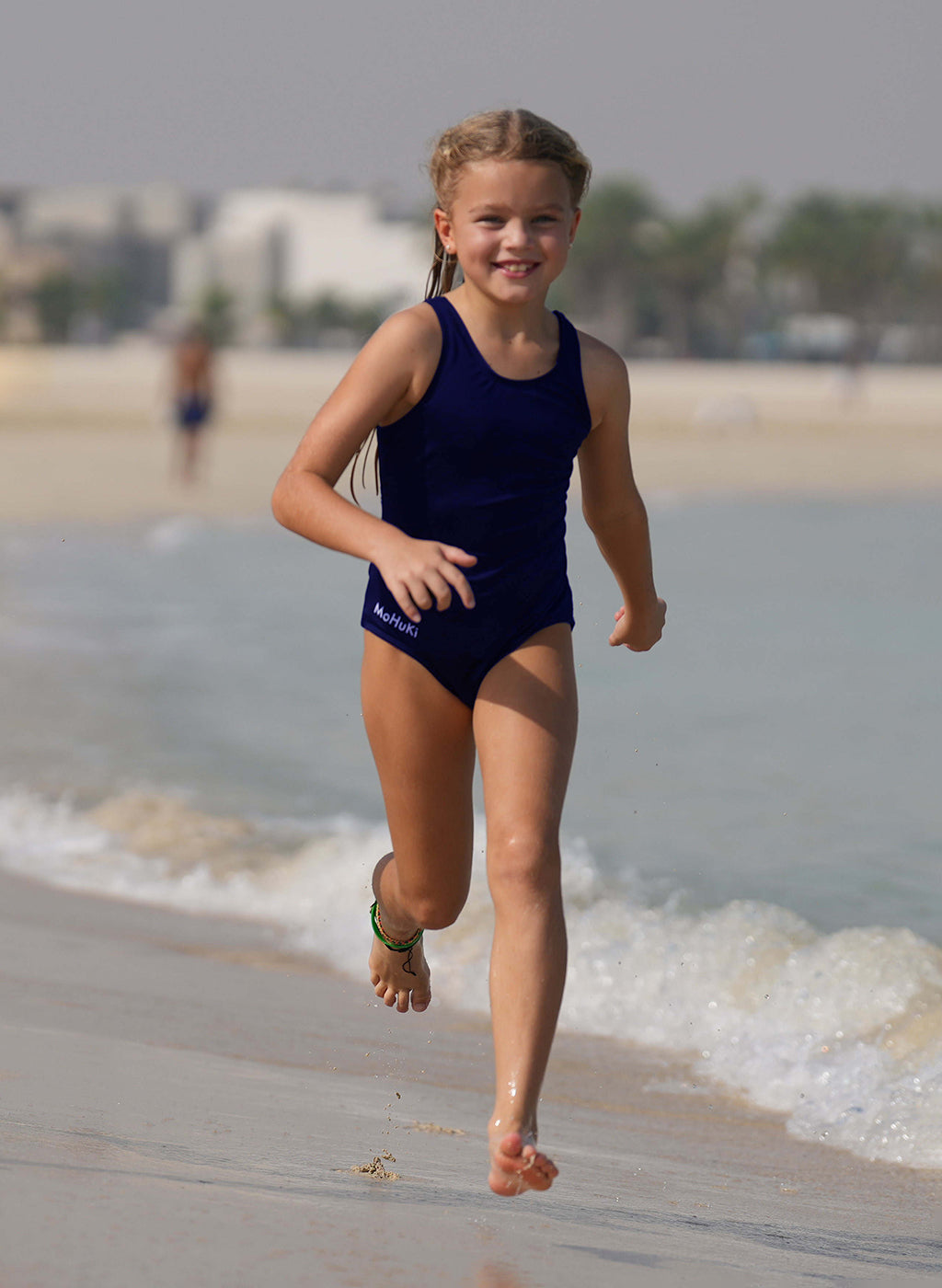 Girls Performance Racer Back Swimsuit – Navy-Mohuki