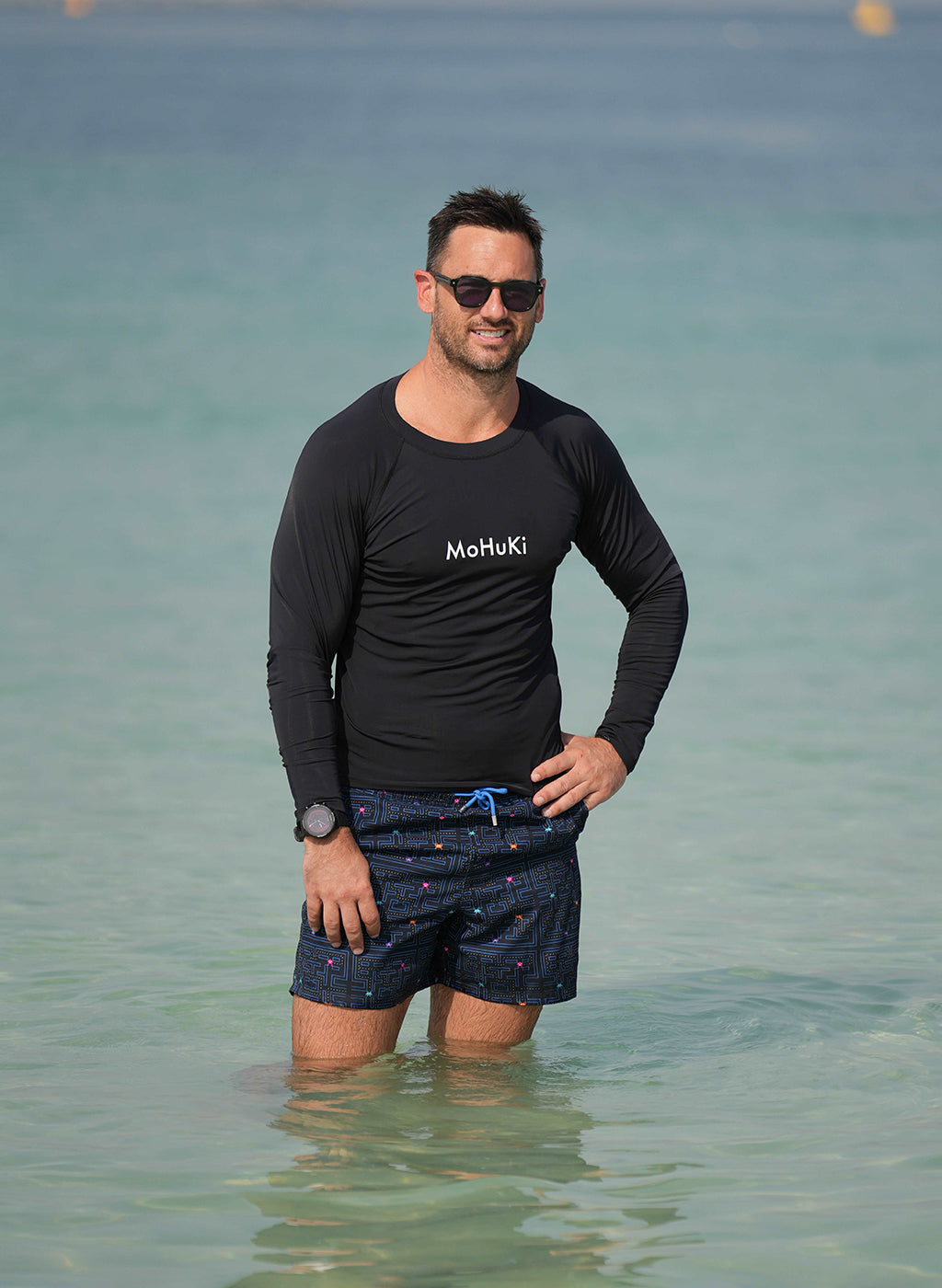 Rashguard Sun Protectant Long Sleeve– Navy-Mohuki