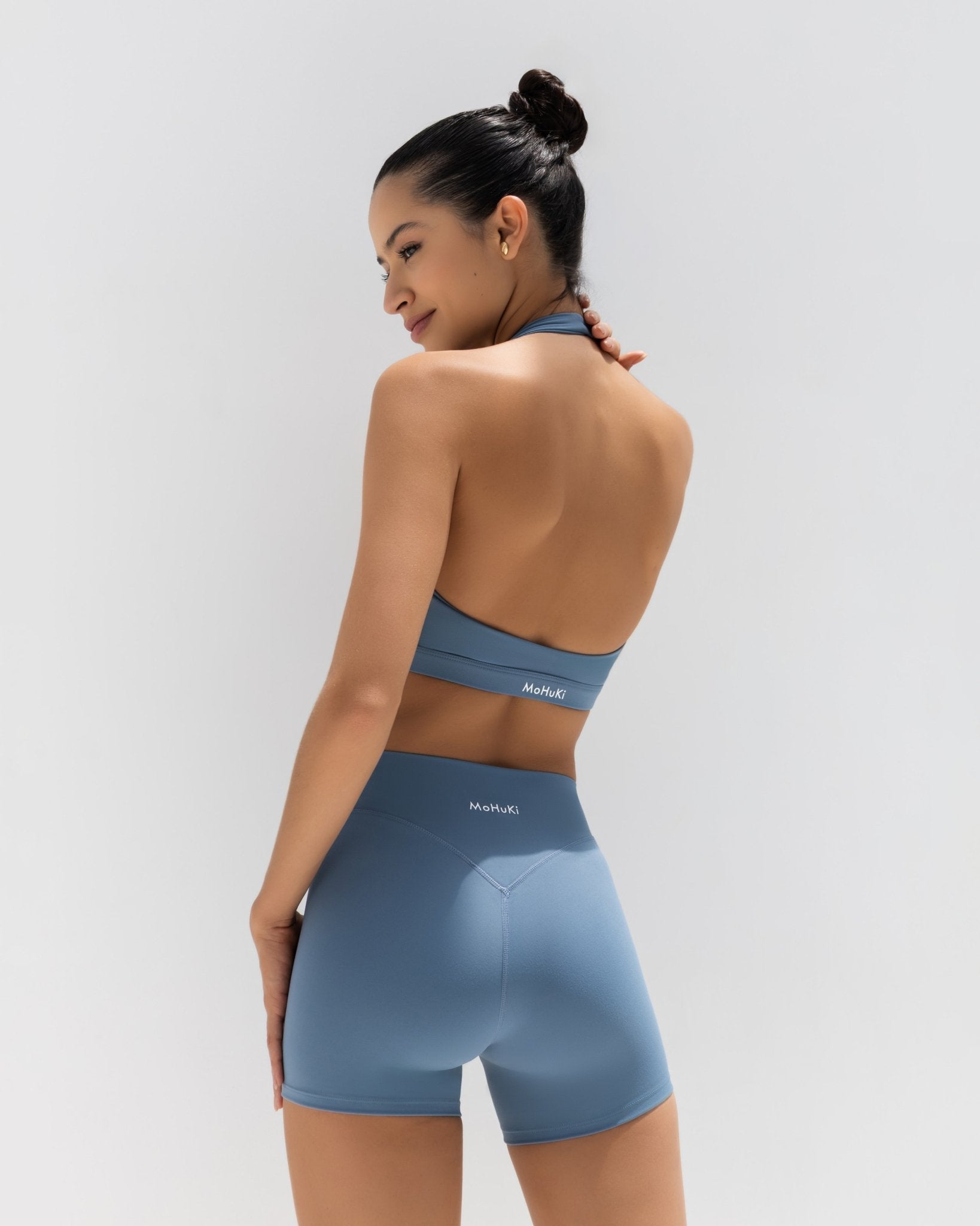 Active Bum Sculpt Short - Bluish Grey - MohukiXSShorts