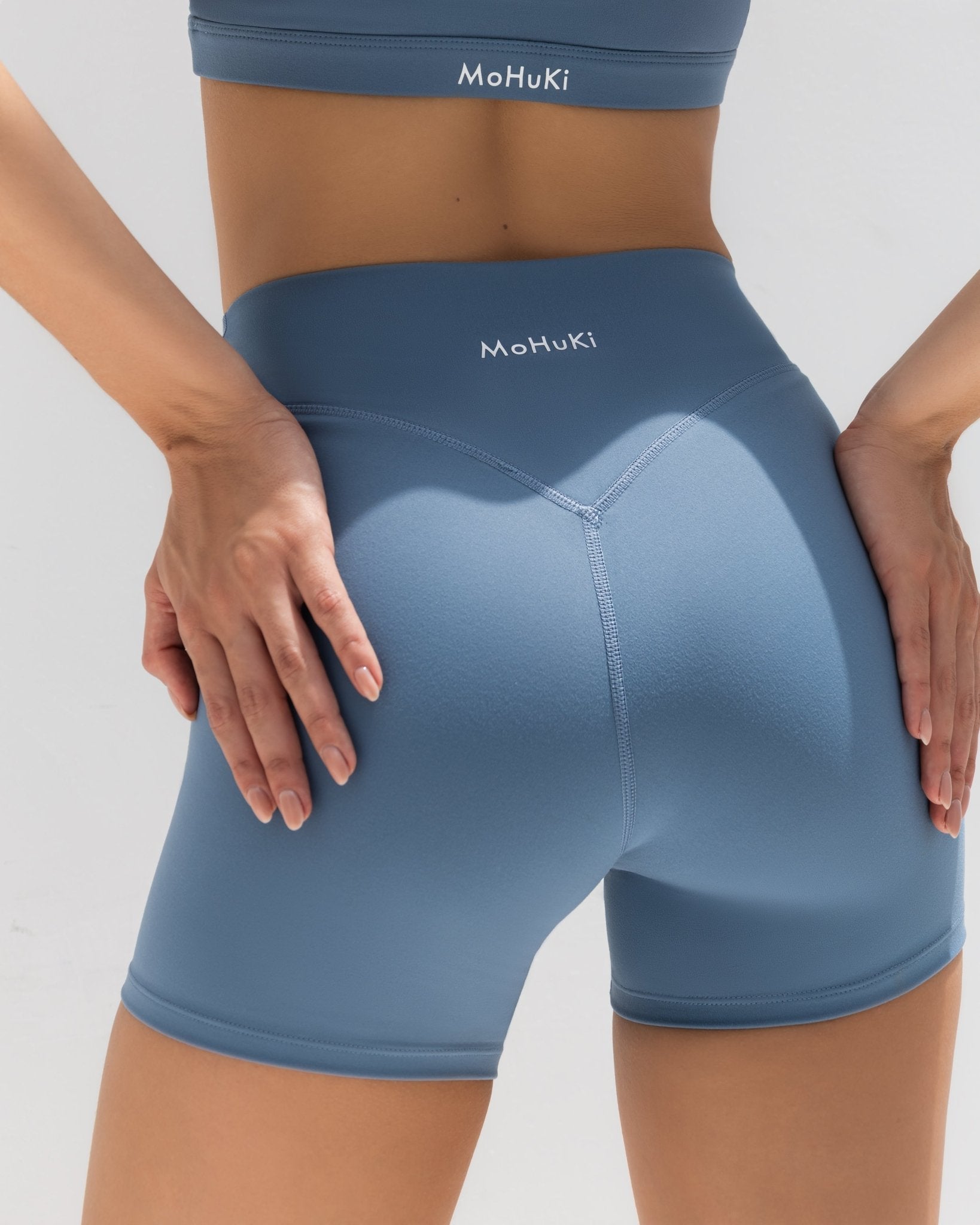 Active Bum Sculpt Short - Bluish Grey - MohukiXSShorts