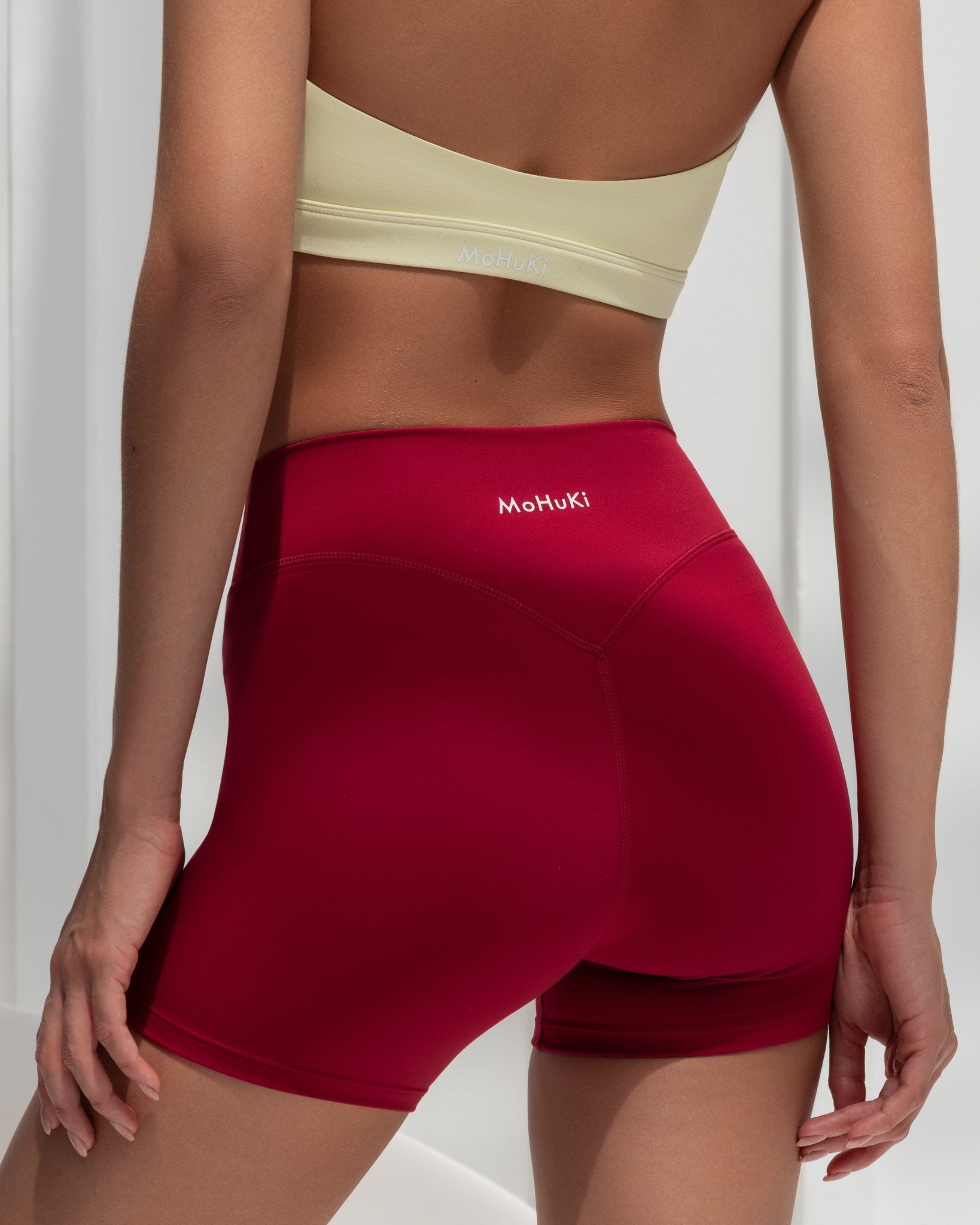 Active Bum Sculpt Short - Dark Red - MohukiXSShorts