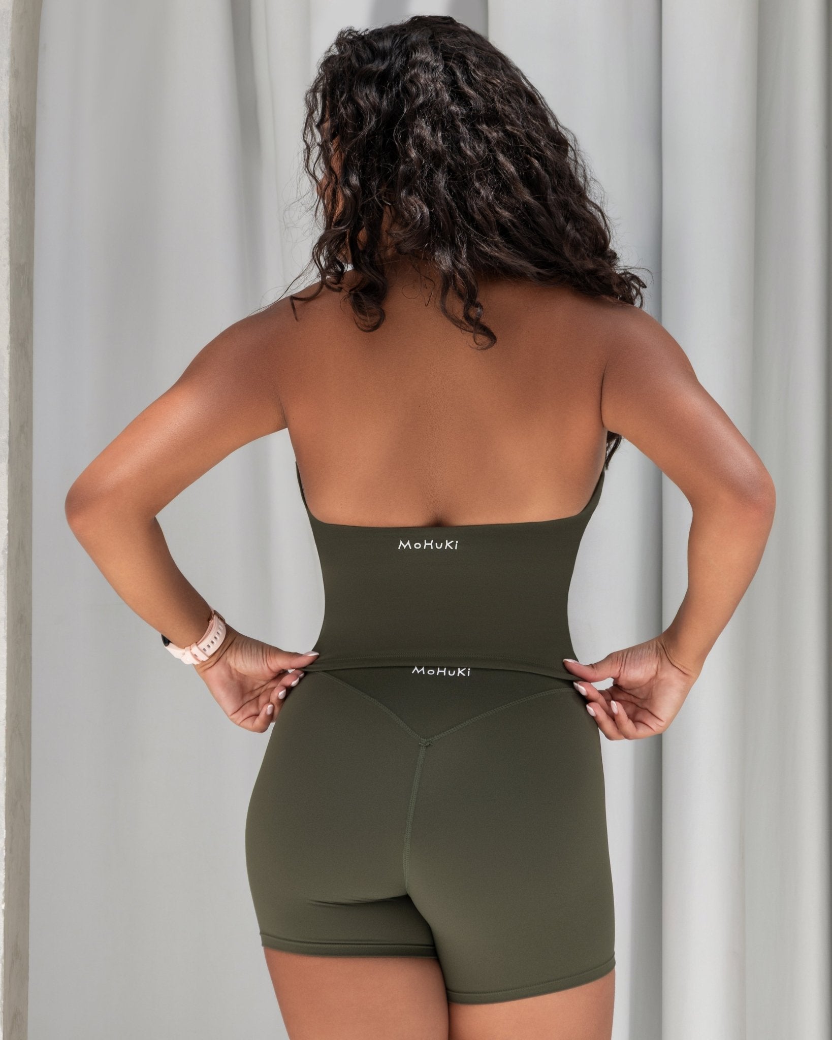 Active Bum Sculpt Short - Olive Green - MohukiXSShorts