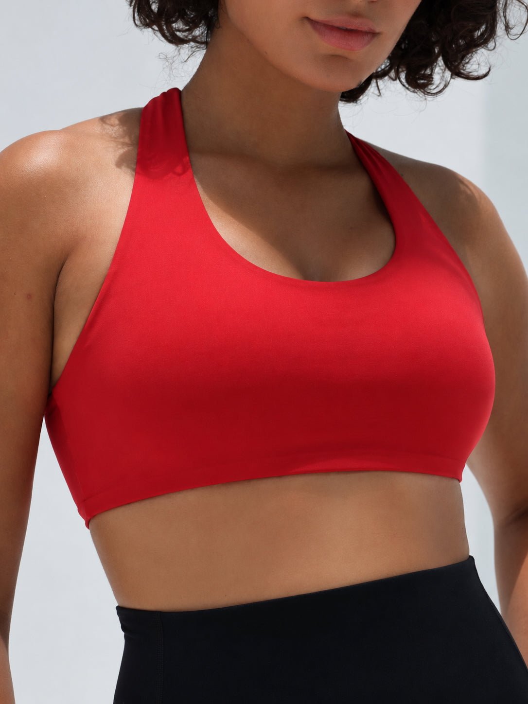 Active Low Crossback Bra - Red - MohukiXSSports Bras