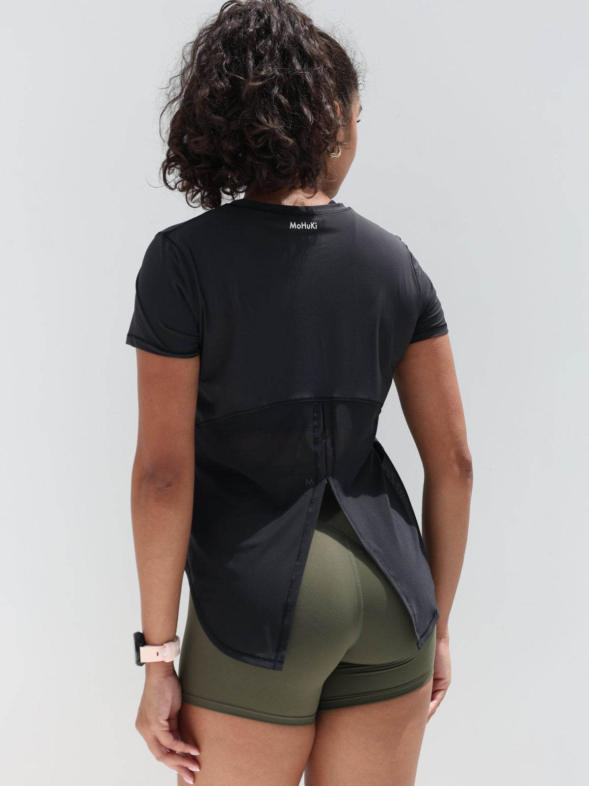 Active Short Sleeve Top - Black - MohukiXSTank Tops