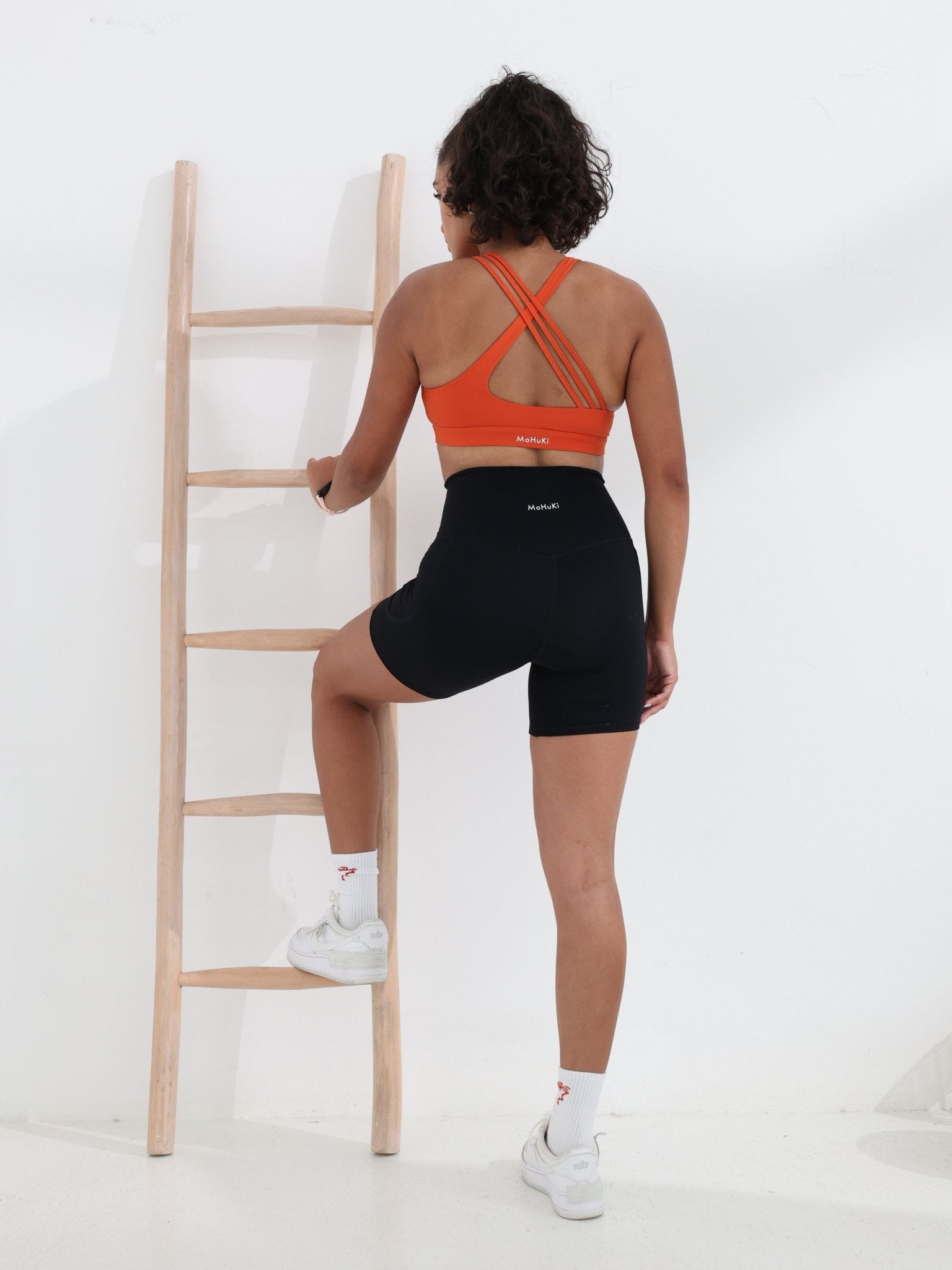 Active Triple Line Crossback Bra - Orange - MohukiXSSports Bras