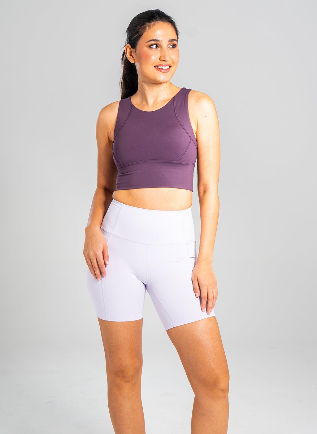 Andie Biker Shorts - Light Purple - MohukiXSShorts