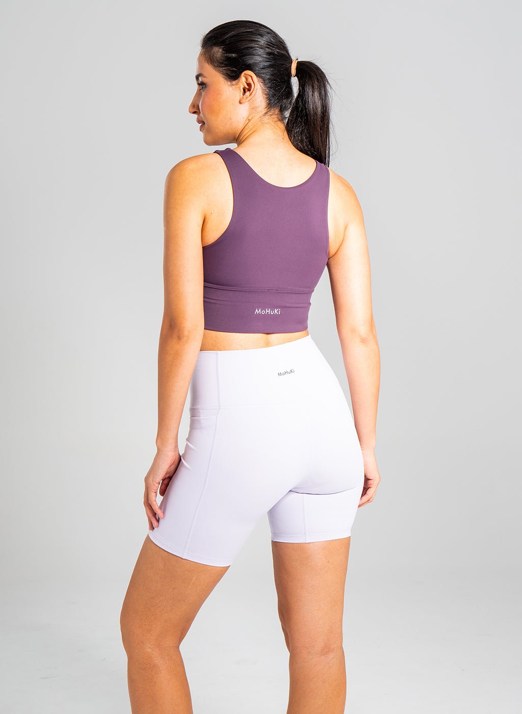 Andie Biker Shorts - Light Purple - MohukiXSShorts