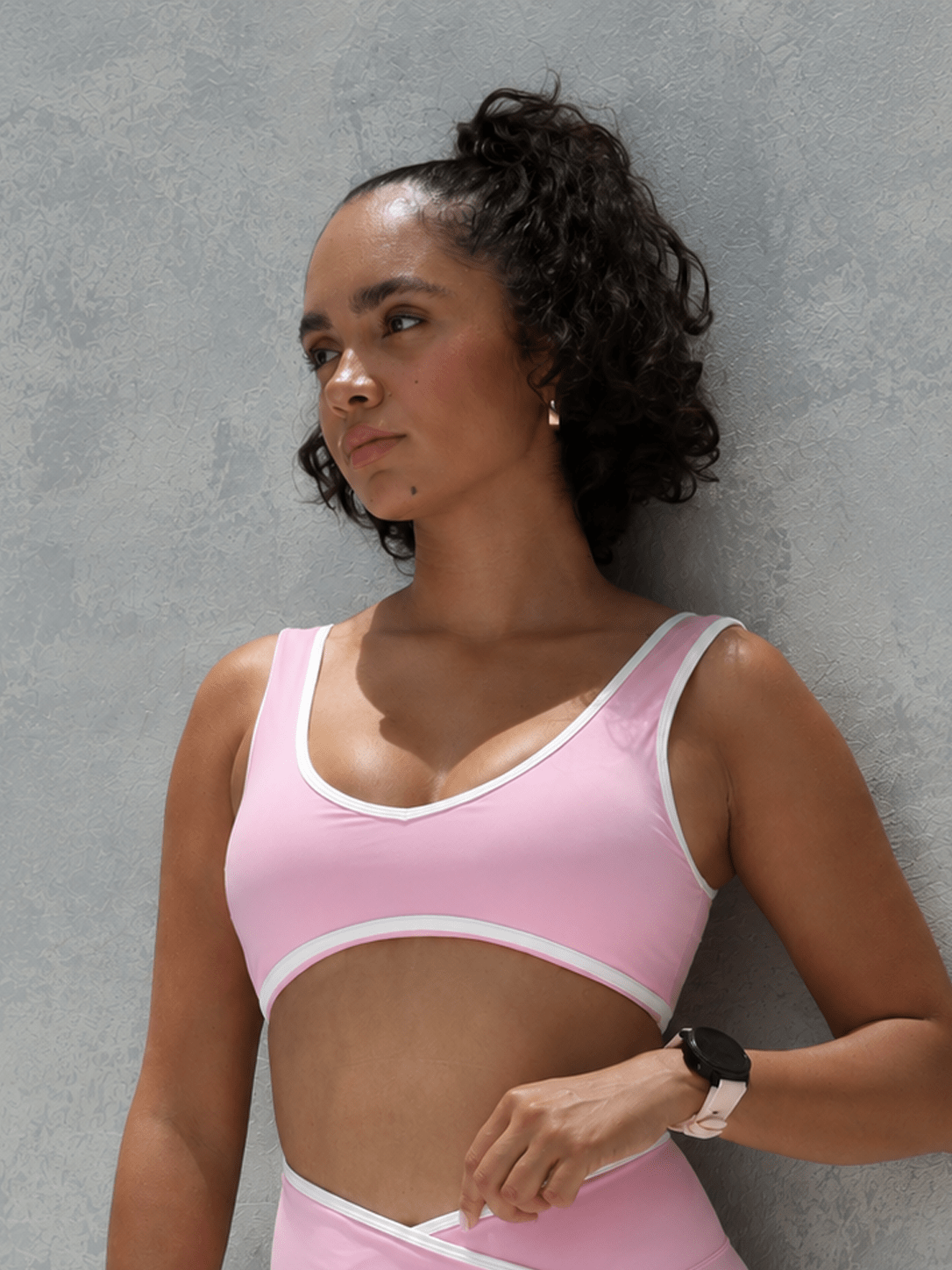 Contour Active Bra - Pink - MohukiXSSports Bras