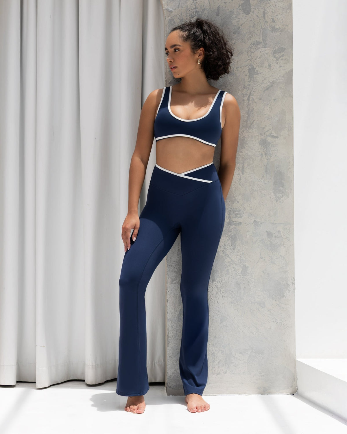 Contour Active Flare - Navy - MohukiXSPants