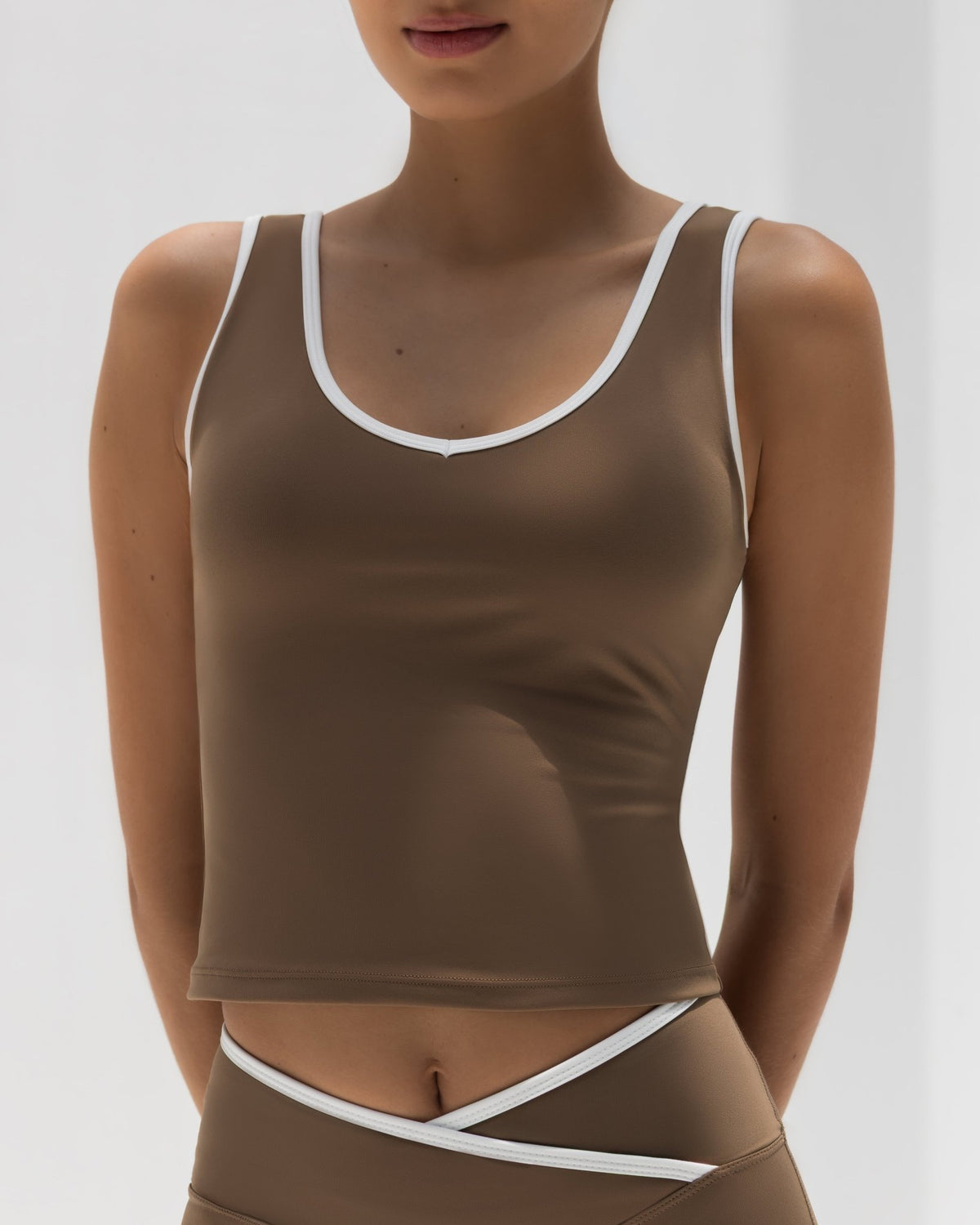 Contour Active Tank - Cocoa - MohukiXSTank Tops
