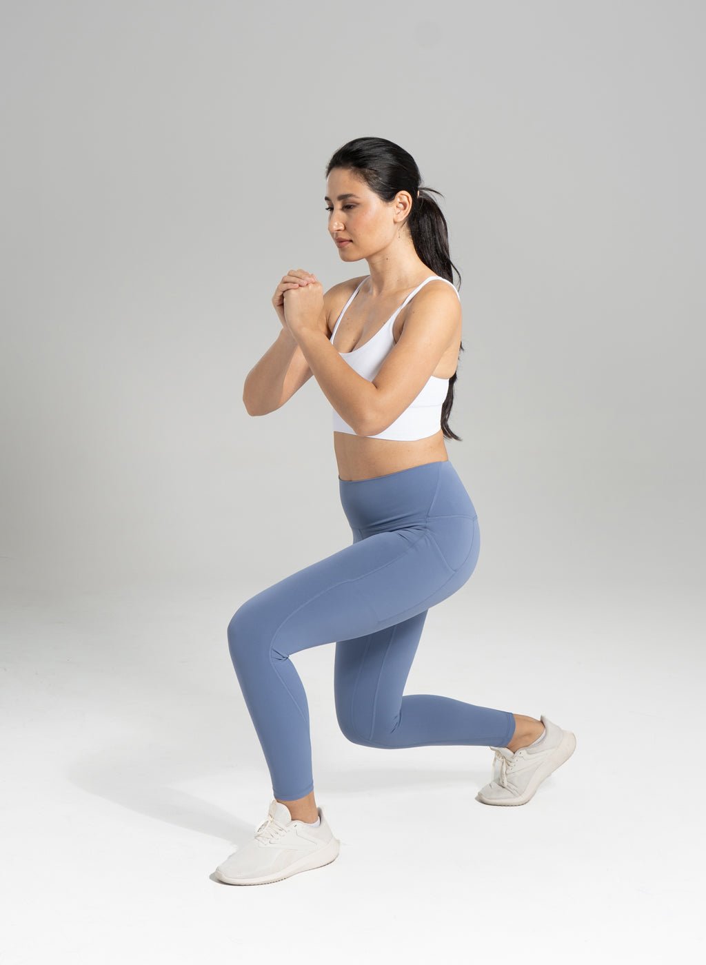 Desi Side Pocket Leggings - Light Blue - MohukiXSLeggings