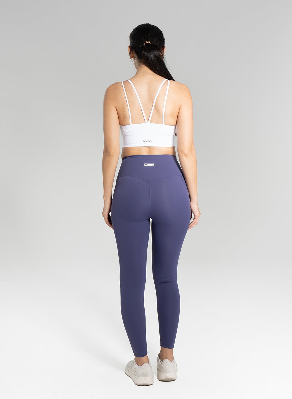 Gia High Waisted Leggings - Dark Purple - MohukiXSLeggings