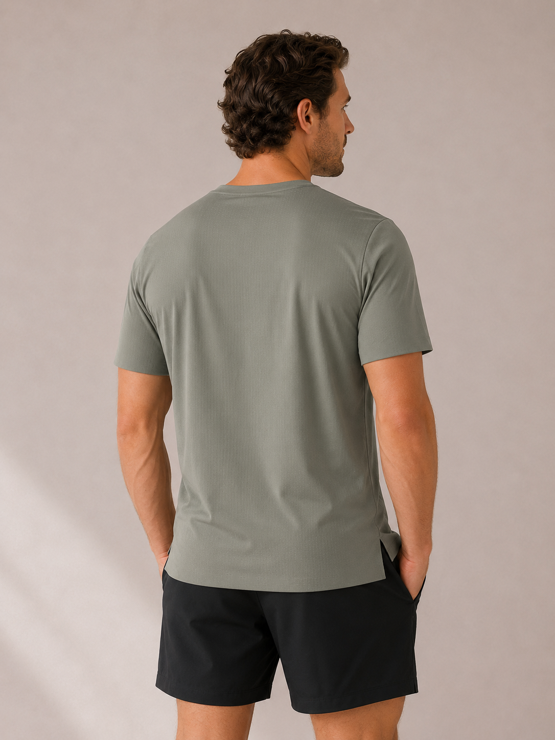 Mens Sports T-Shirt Olive