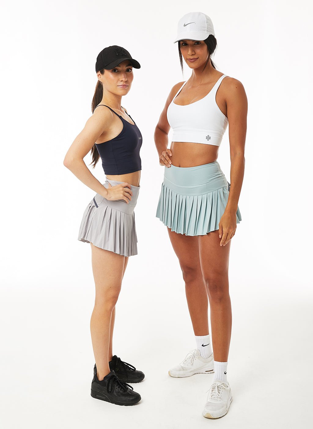 Leti Pleated Padel Skirt - Light Blue - MohukiXSSkirts