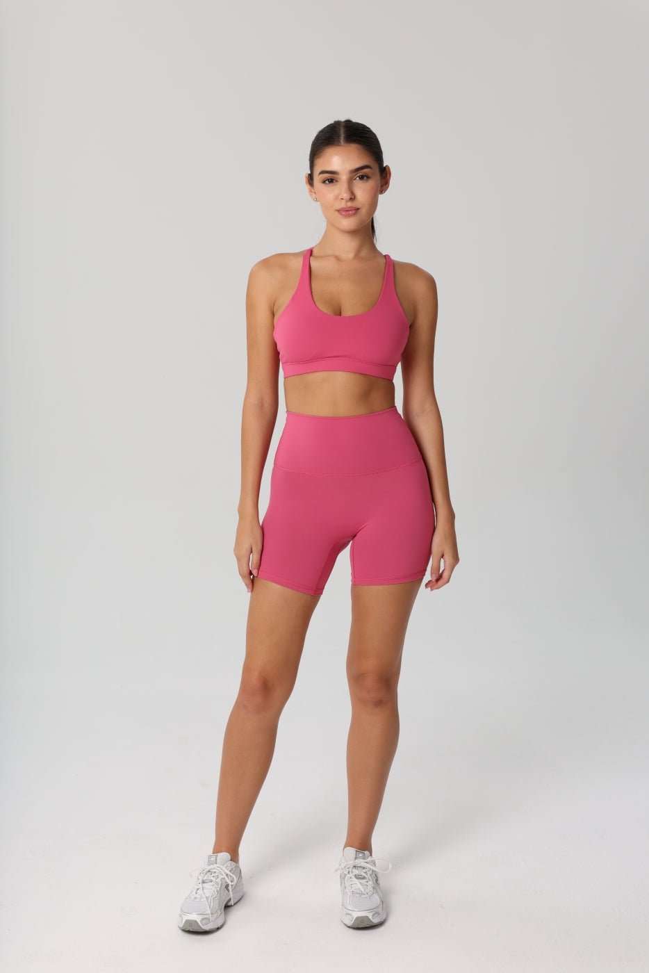Levi High Waist Shorts - Hot Pink - MohukiXSShorts
