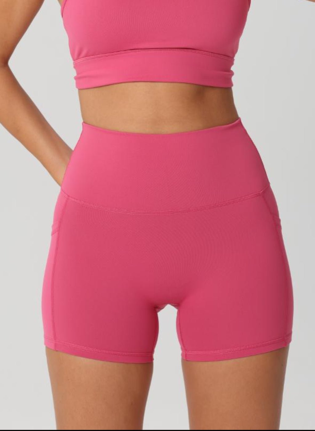 Levi Side Pocket Shorts - Hot Pink - MohukiXSShorts