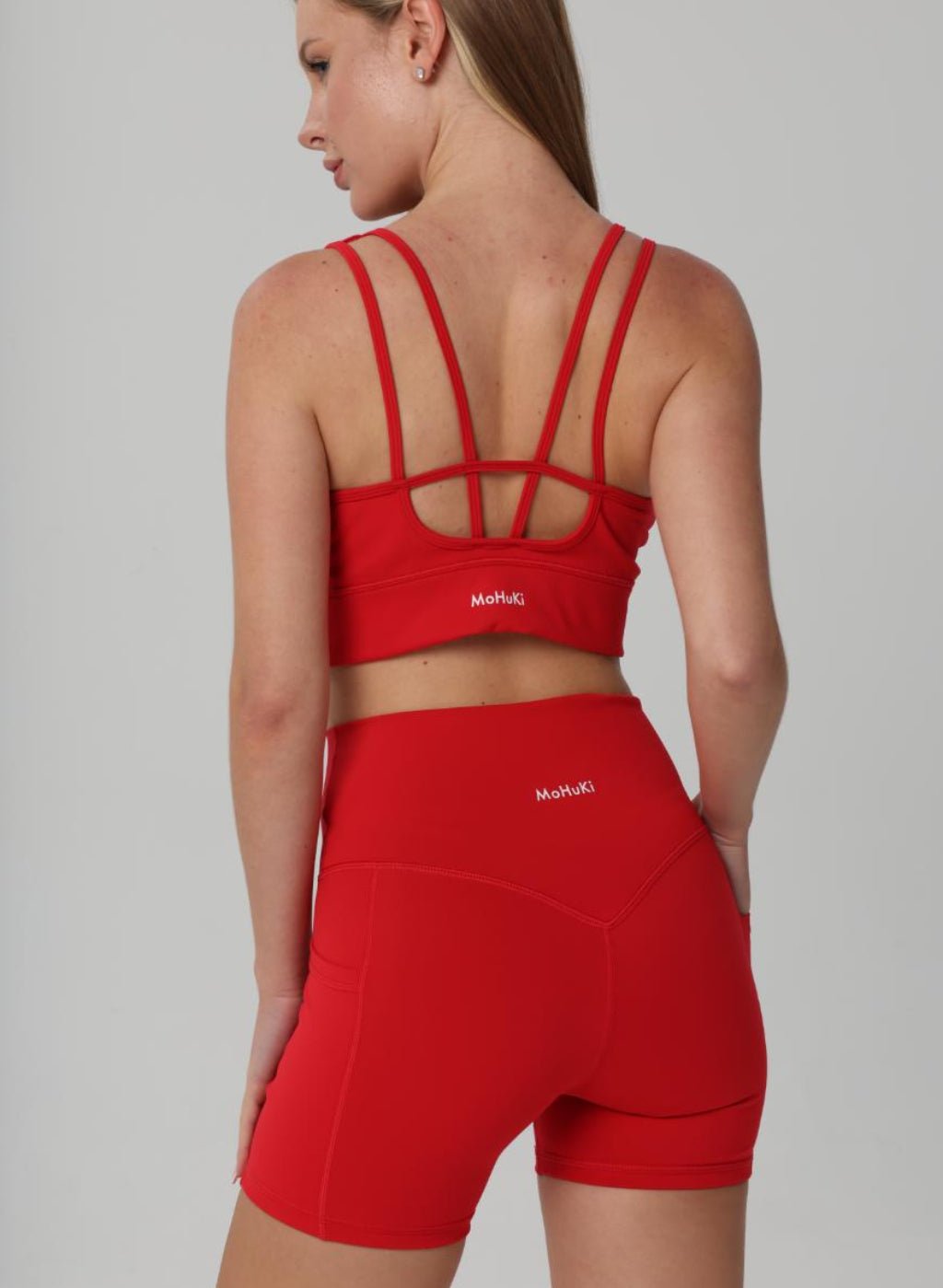 Levi Side Pocket Shorts - Red - MohukiXSShorts