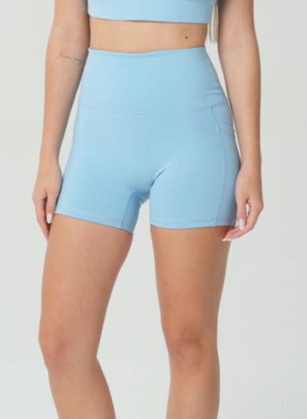 Levi Side Pocket Shorts - Sky Blue - MohukiXSShorts