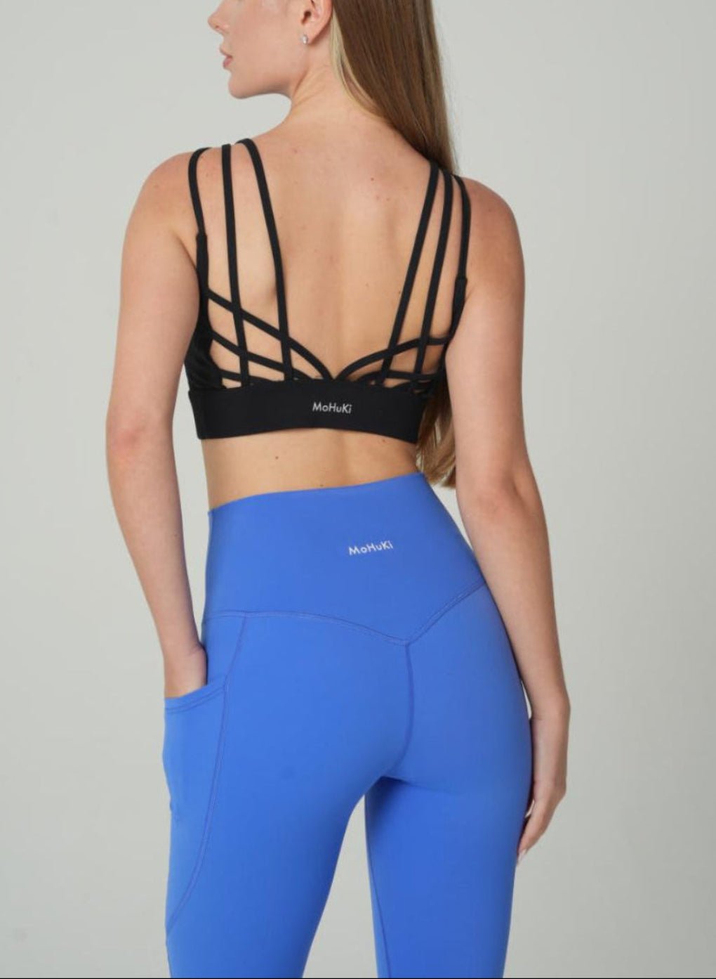 Lily Side Pocket Leggings - Dark Blue - MohukiXSLeggings