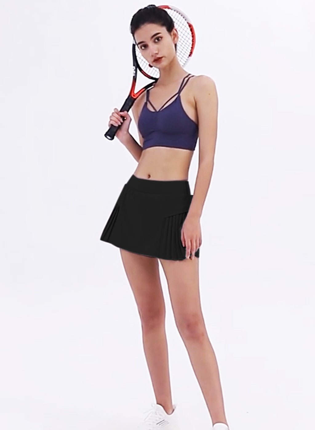Lucy Padel Skirt - Black - MohukiXSSkirts