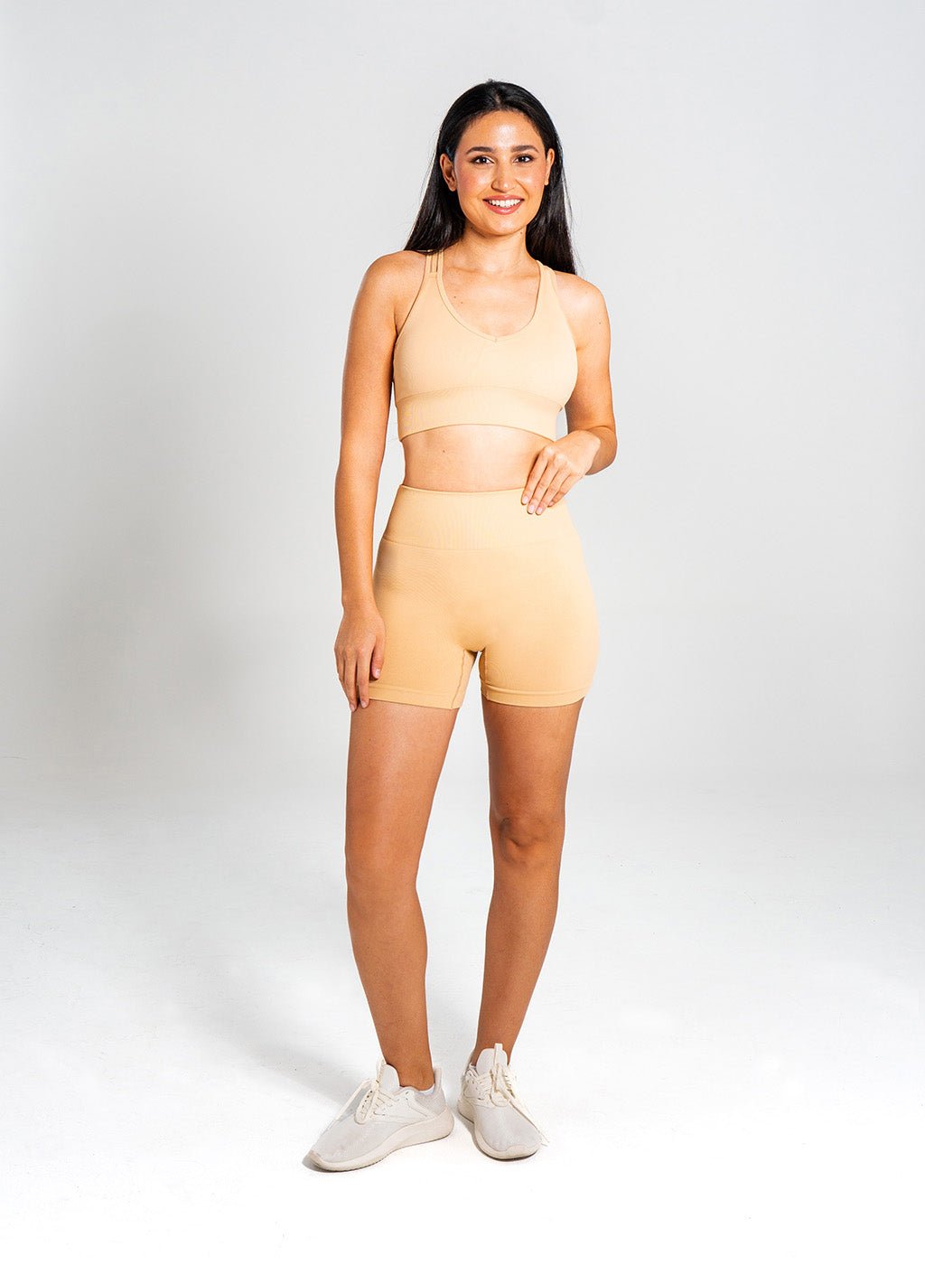 Lyla Collection - Cross back Bra - Khaki - MohukiSSports Bras