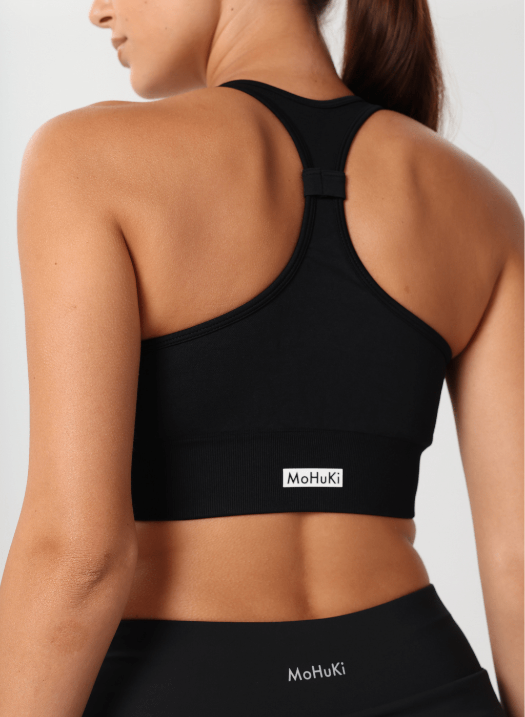 Lyla Collection - Racer Bra - Black - MohukiSSports Bras