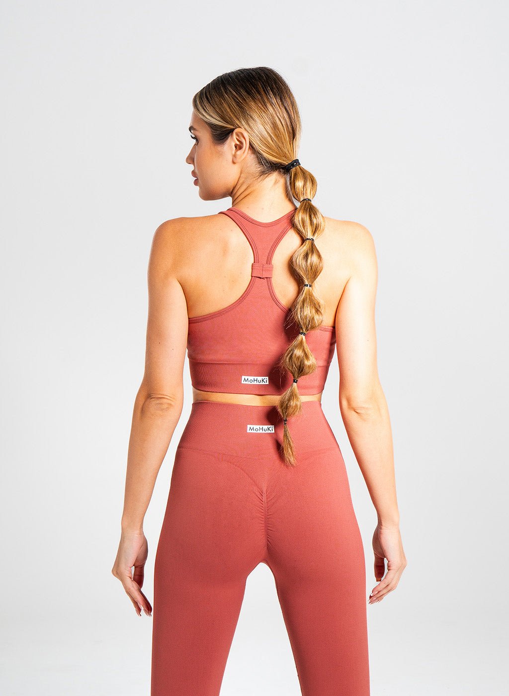 Lyla Collection - Racer Bra - Maroon - MohukiSSports Bras