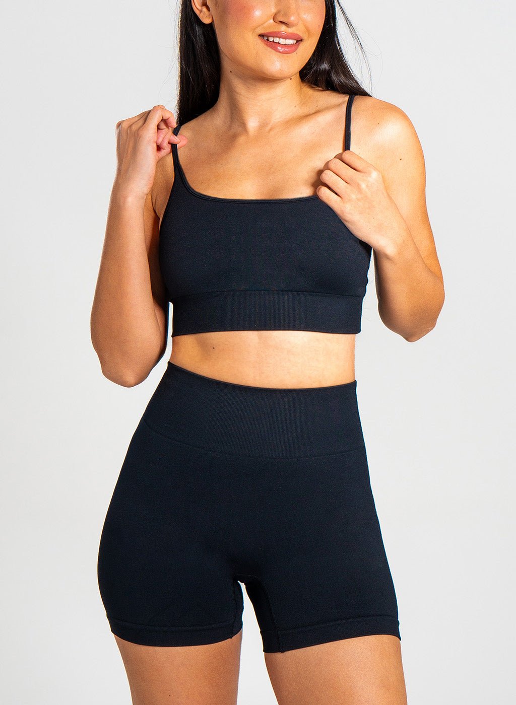 Lyla Collection - Sling Bra - Black - MohukiSSports Bras