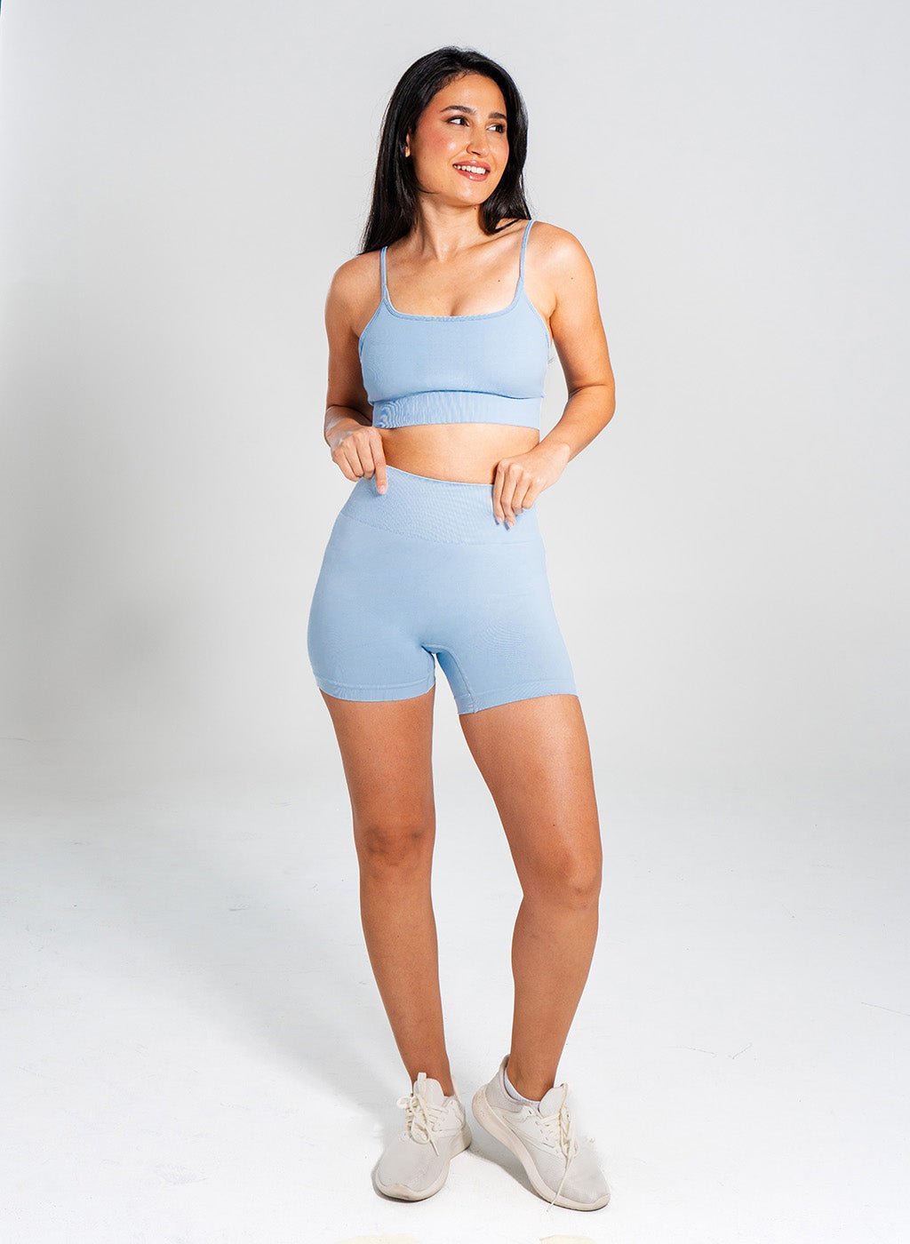 Lyla Collection - Sling Bra - Sky Blue - MohukiSSports Bras