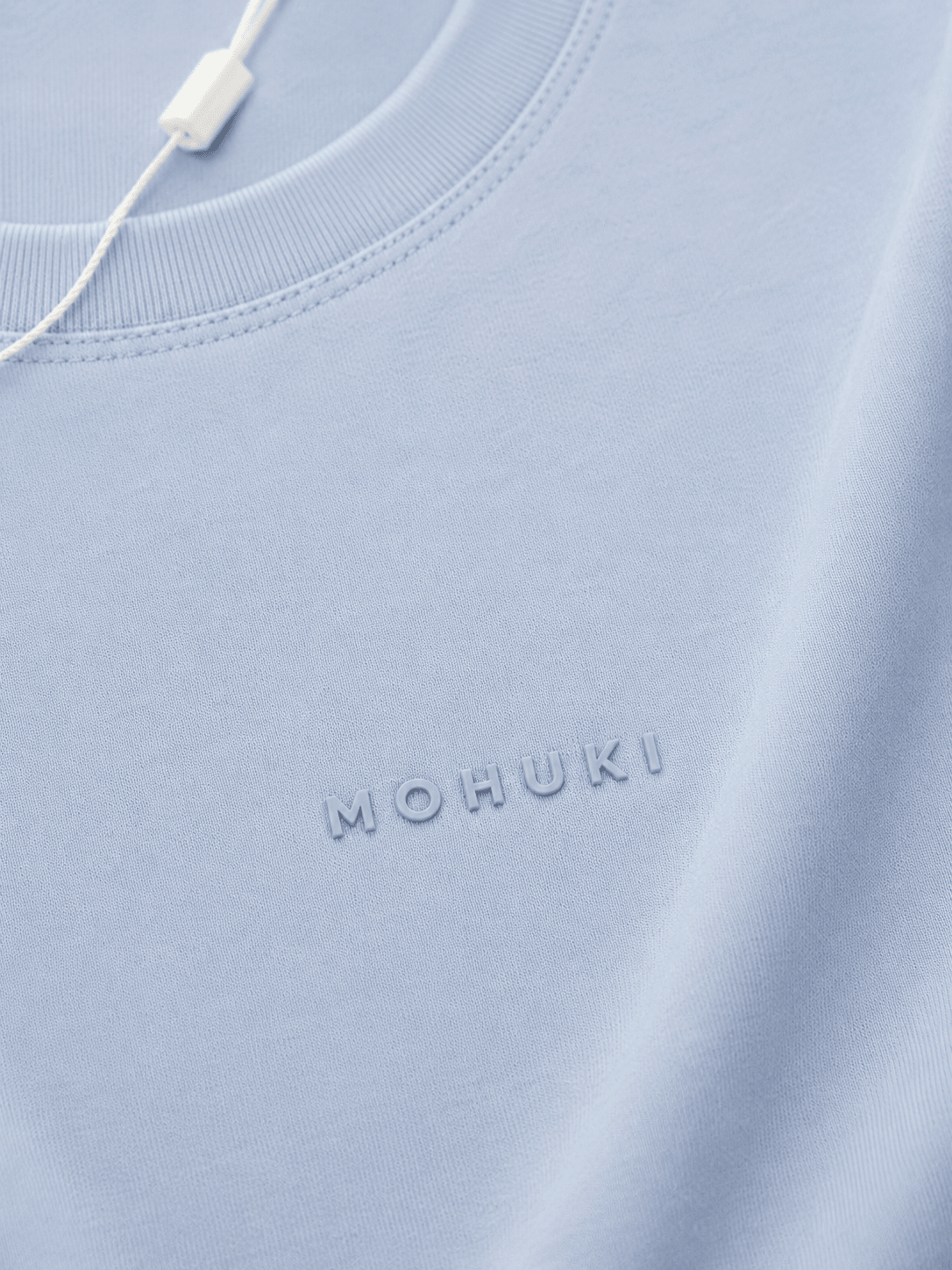 Mens Cotton T-Shirt - Light Blue - MohukiST-Shirts