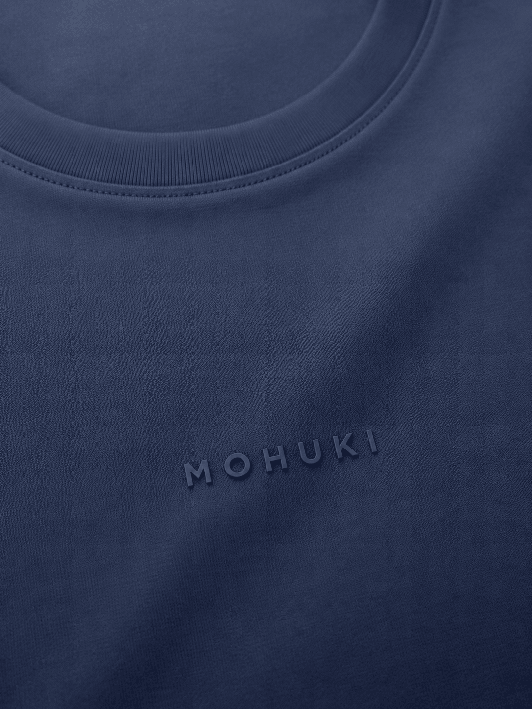 Mens Cotton T-Shirt - Navy - MohukiST-Shirts