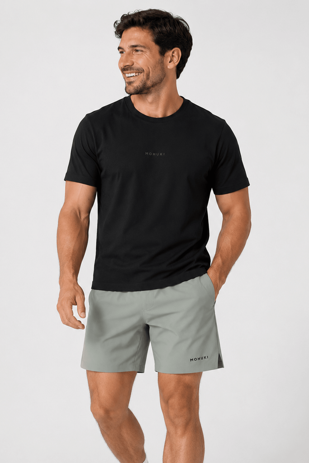 Mens Sports Short - Sage Green - MohukiXSMen Shorts