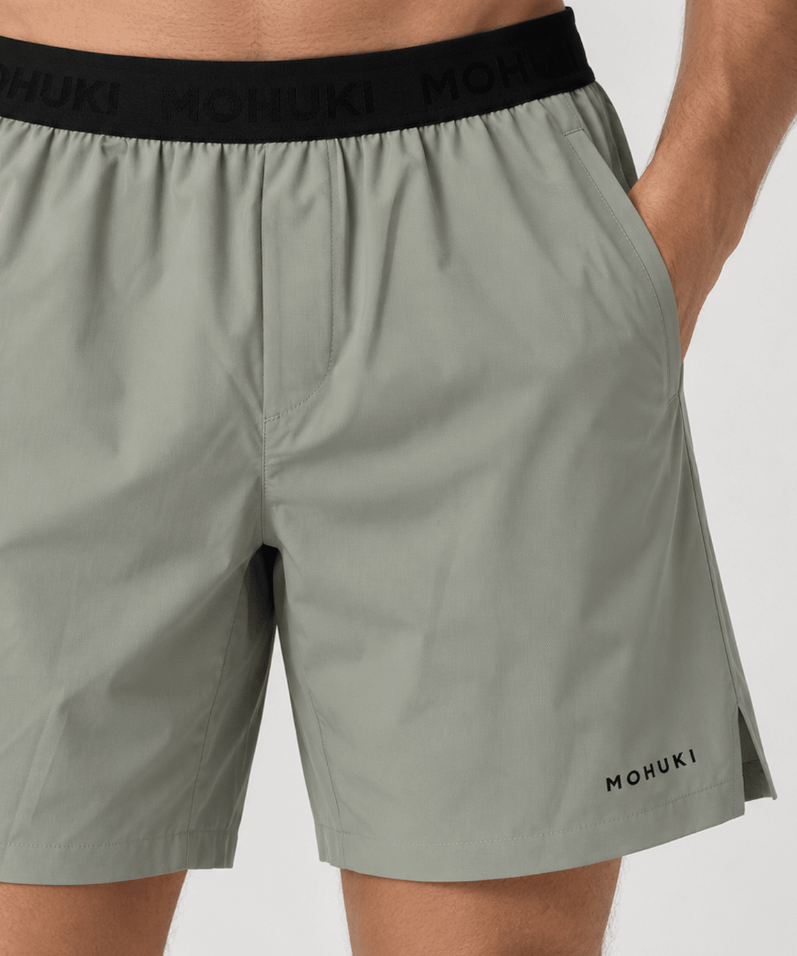 Mens Sports Short - Sage Green - MohukiXSMen Shorts