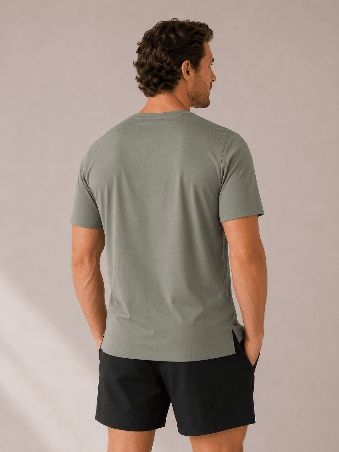 Mens Sports T-Shirt Olive - MohukiST-Shirts
