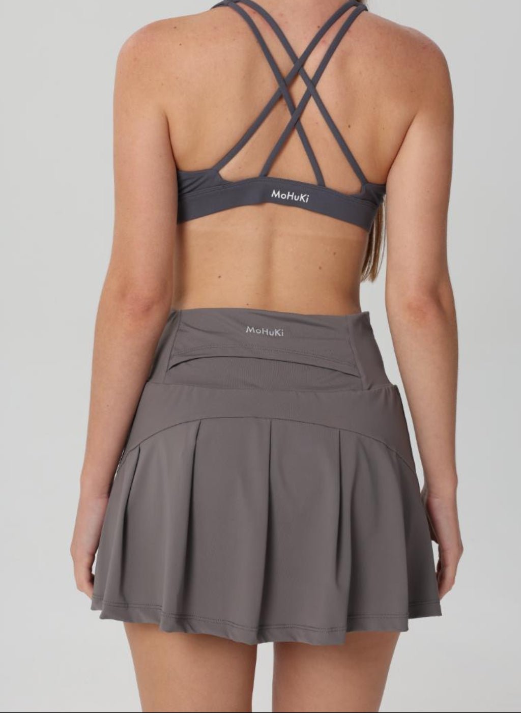 Mira Mini Skirt - Grey - MohukiXSSkirts