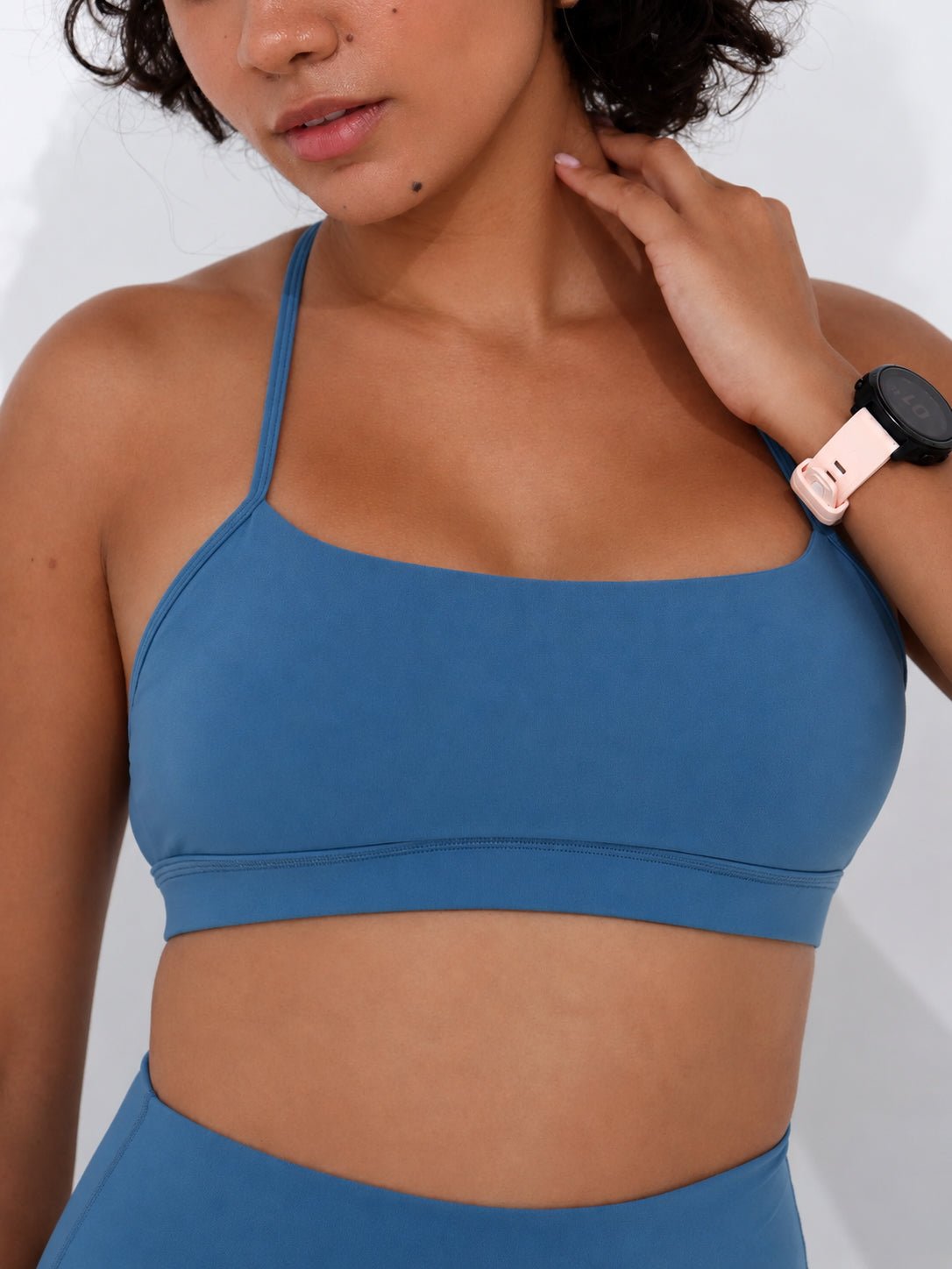 Olivia Backless Bra - Blue - MohukiXSSports Bras