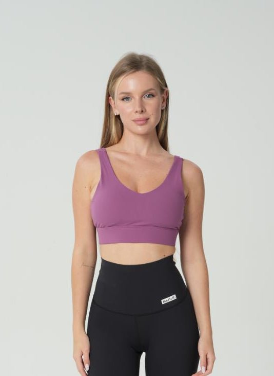 Olivia Performance Bra - Dark Purple - MohukiXSSports Bras
