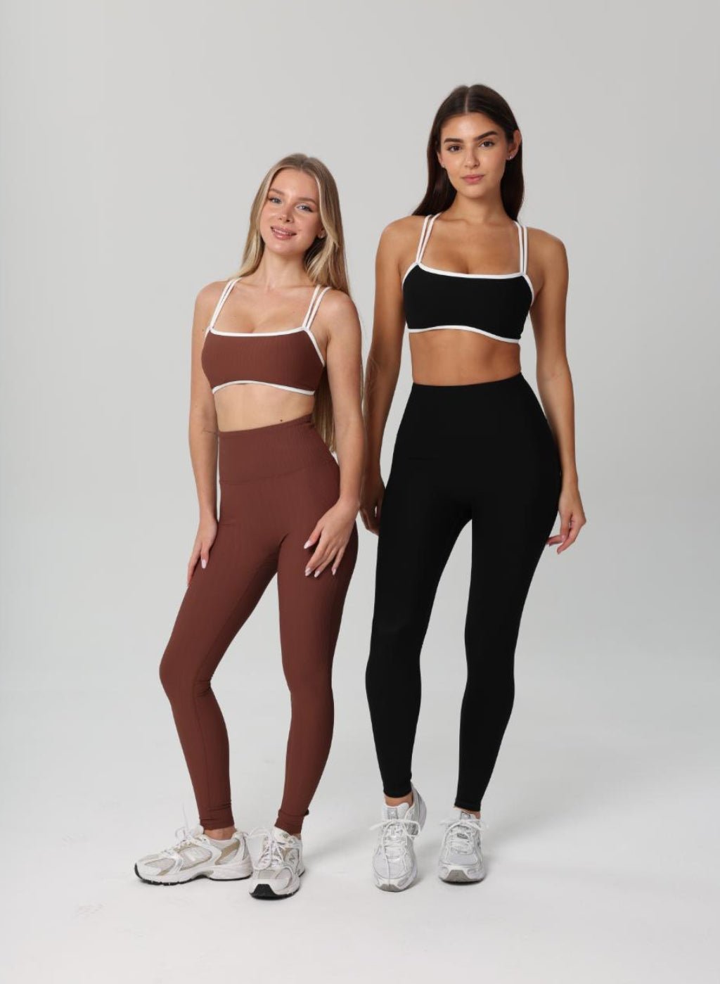 Olivia Ribbed High Waist Legging - Black - MohukiXSLeggings