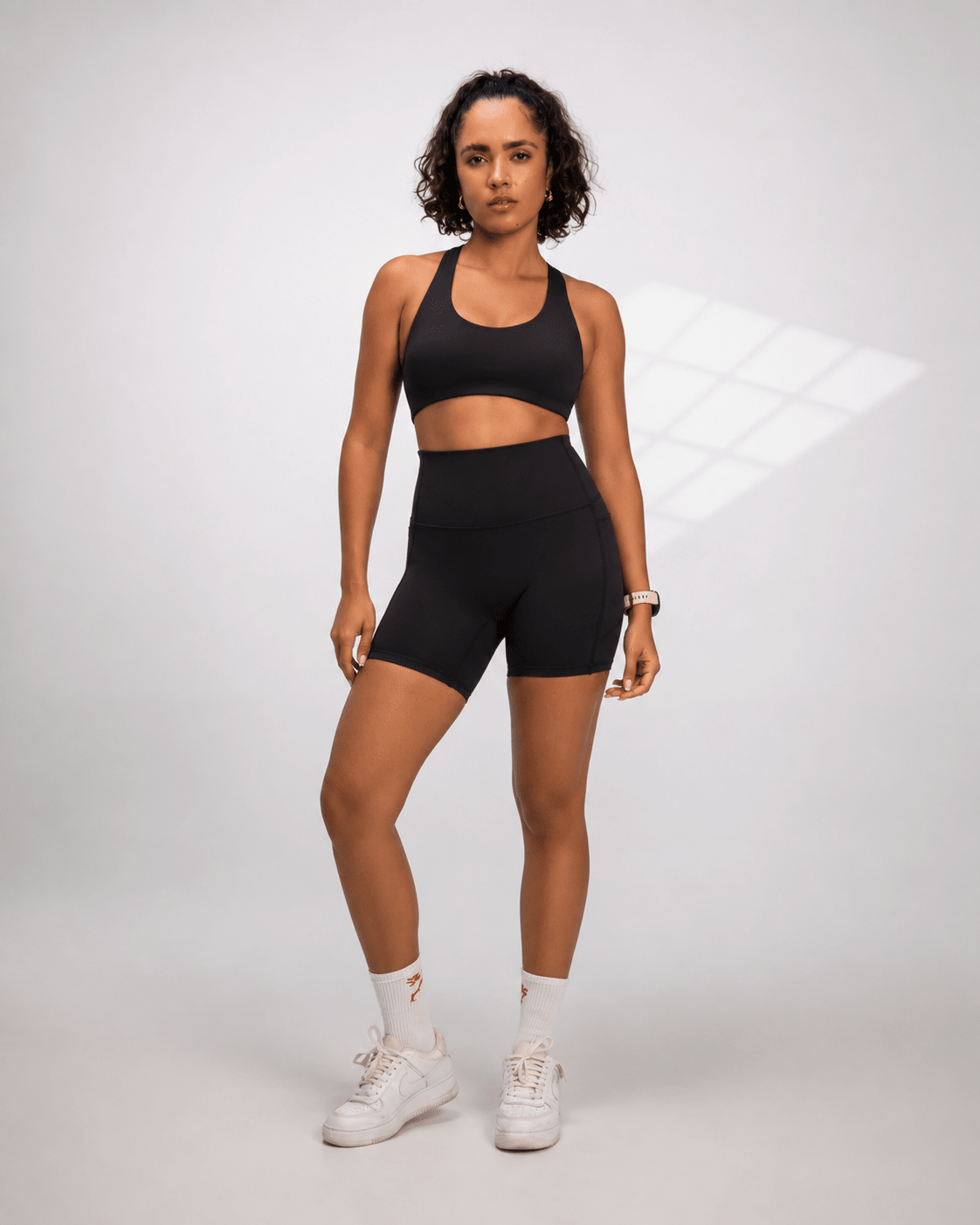 Olivia Side Pocket Shorts - Black - MohukiXSShorts