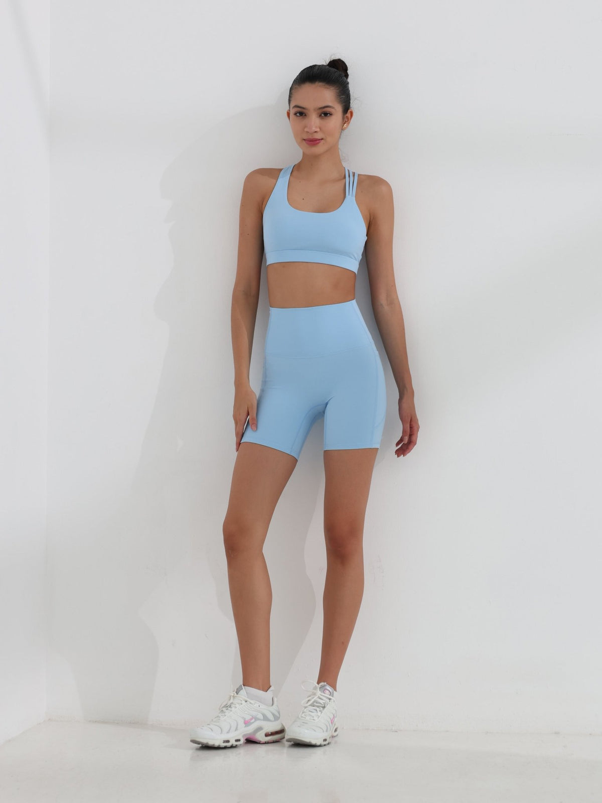 Olivia Side Pocket Shorts - Light Blue - MohukiXSShorts