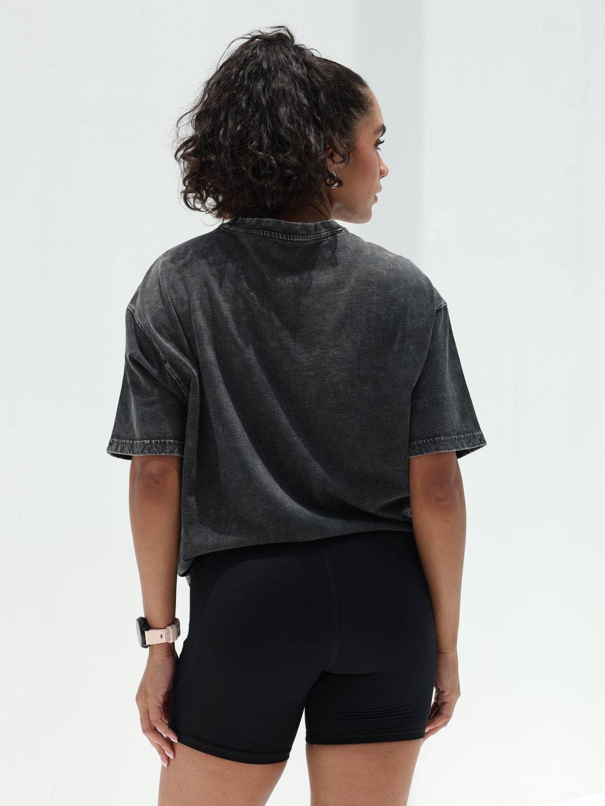 Oversized Wash T-Shirt - Black - MohukiST-Shirts