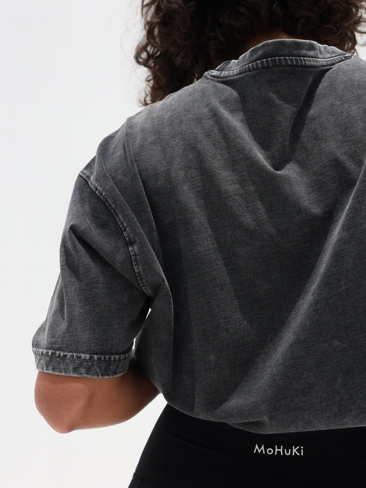 Oversized Wash T-Shirt - Black - MohukiST-Shirts