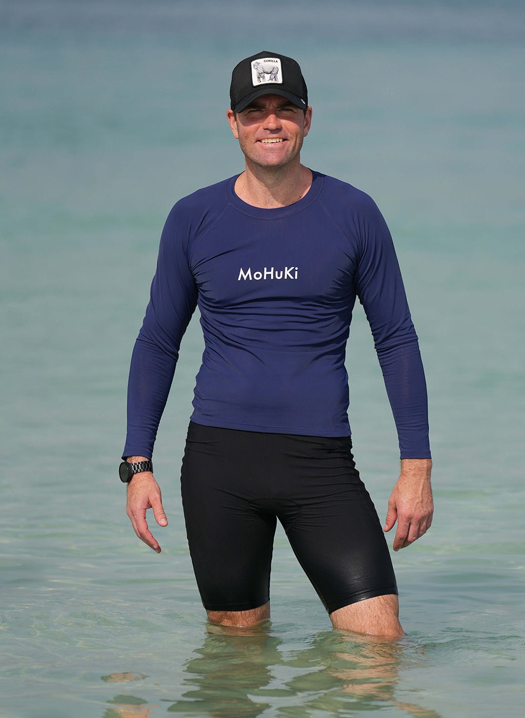 Rashguard Sun Protectant Long Sleeve– Navy - MohukiSRashguards