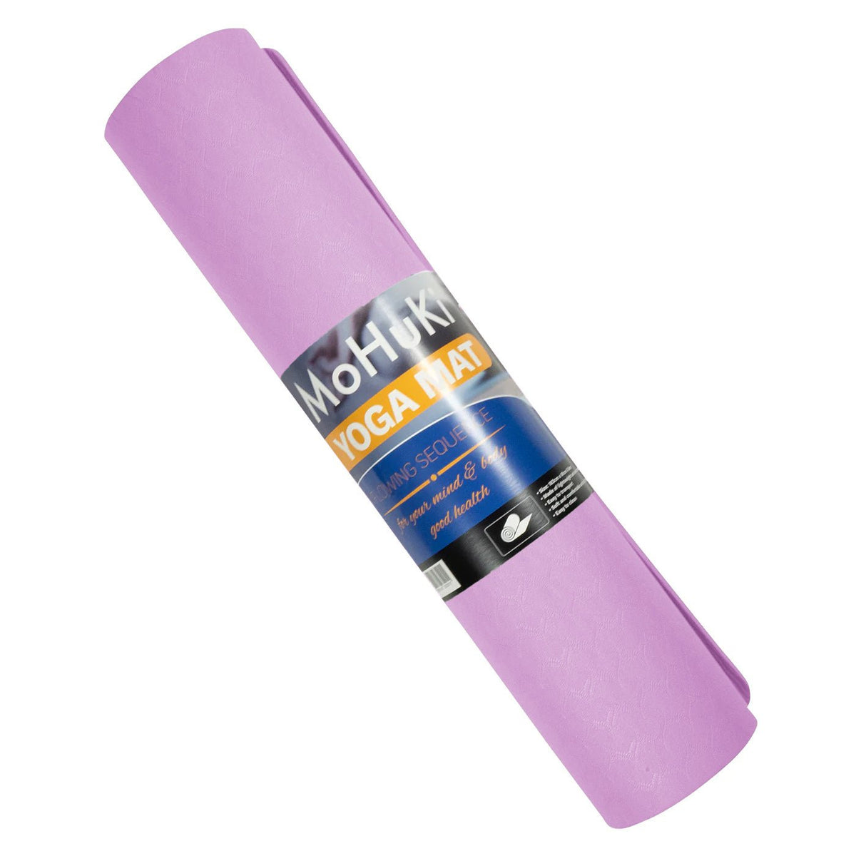Yoga Mat TPE - 6mm - Pink - MohukiYoga Mat