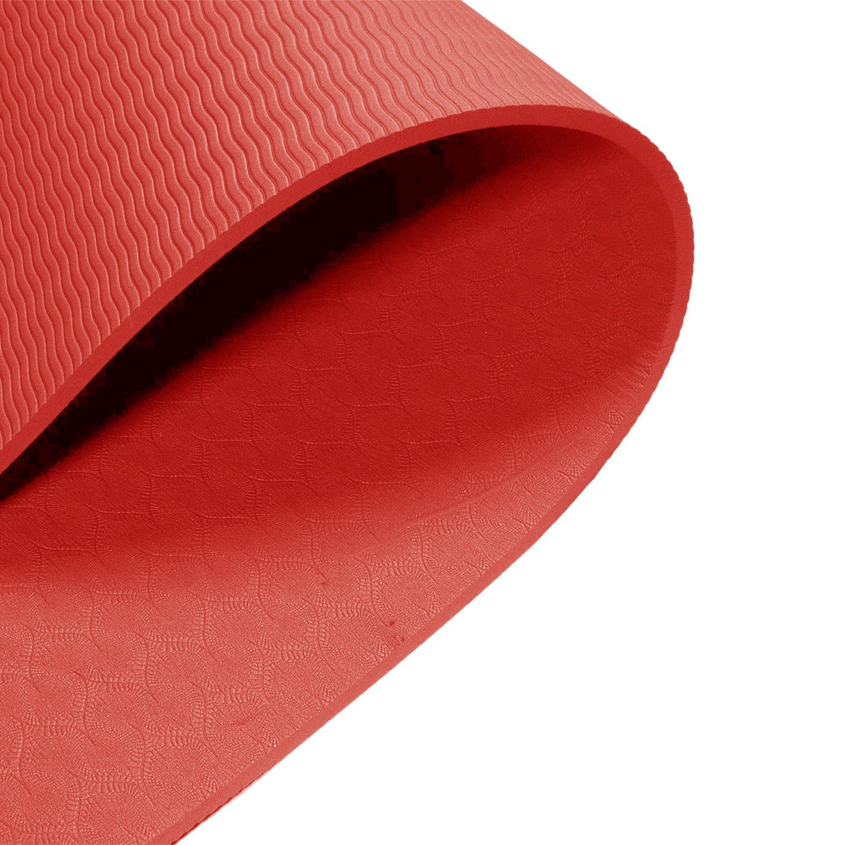 Yoga Mat TPE - 6mm - Red - MohukiYoga Mat