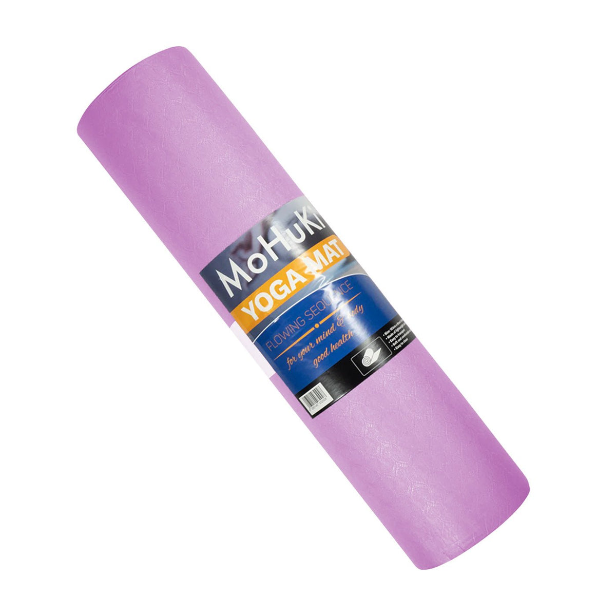 Yoga Mat TPE - 8mm - Pink - MohukiYoga Mat