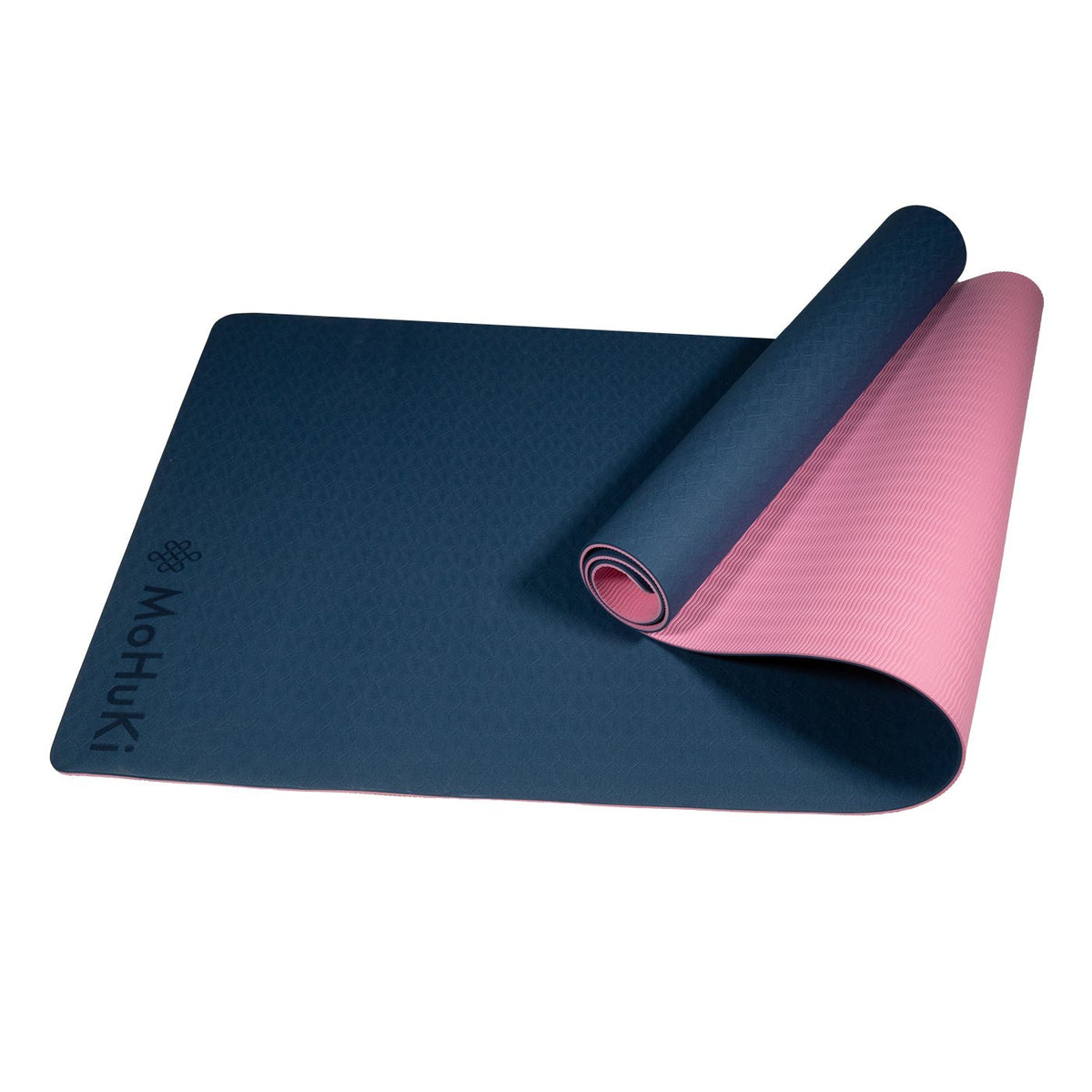Yoga Mat TPE DUAL Color - 6mm - Pink/Blue - MohukiYoga Mat